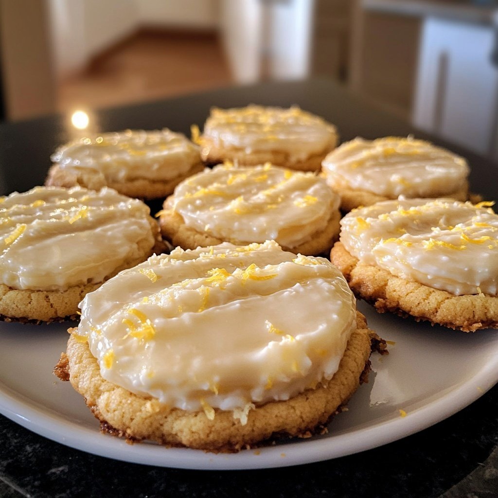 Lemon Coconut Cheesecake Cookies
