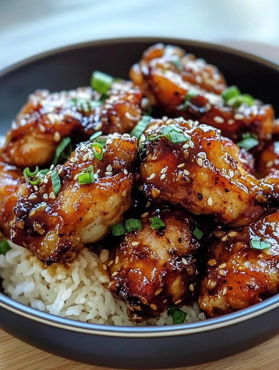 Air Fryer Korean Soy Garlic Chicken Thighs
