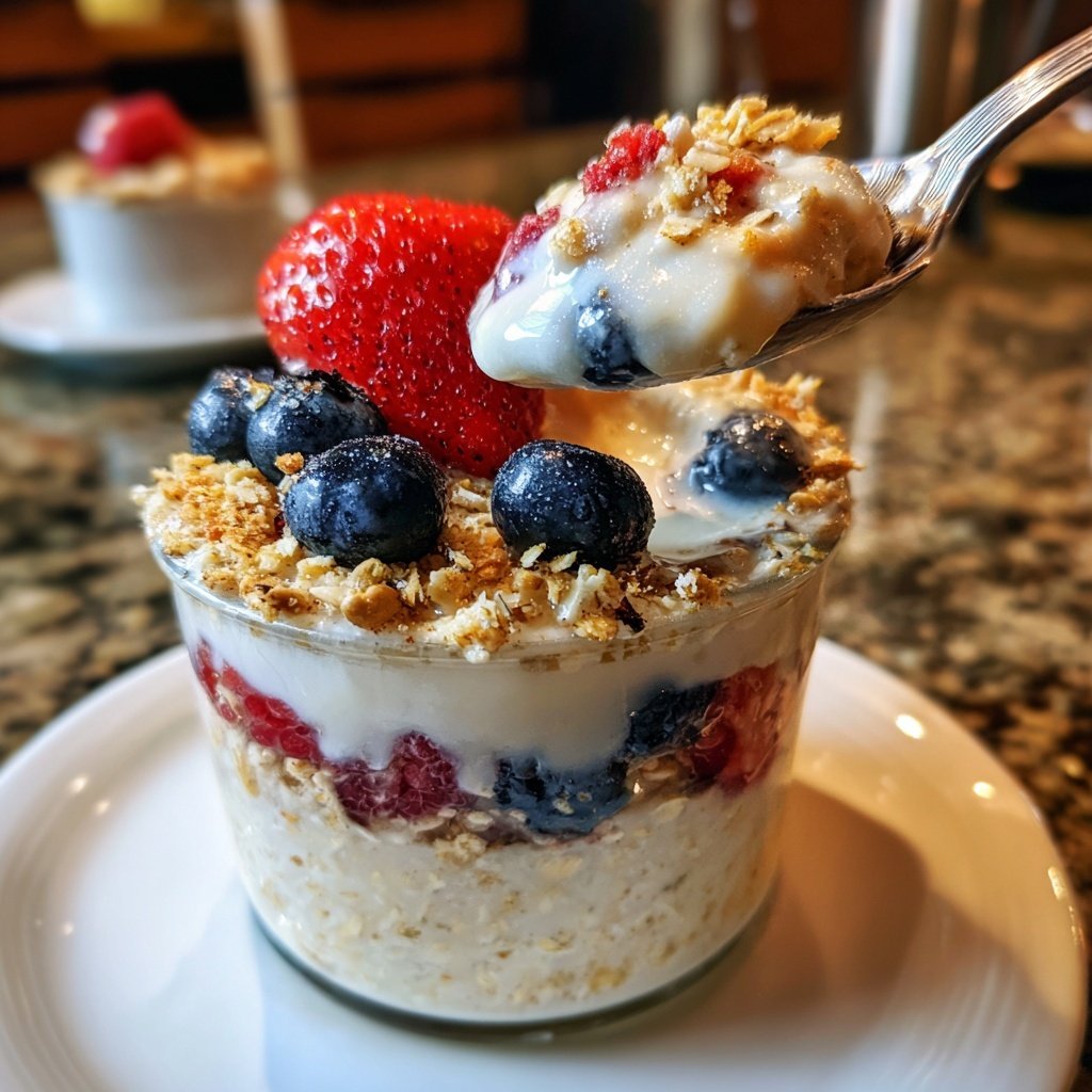 Healthy Overnight Oats Breakfast