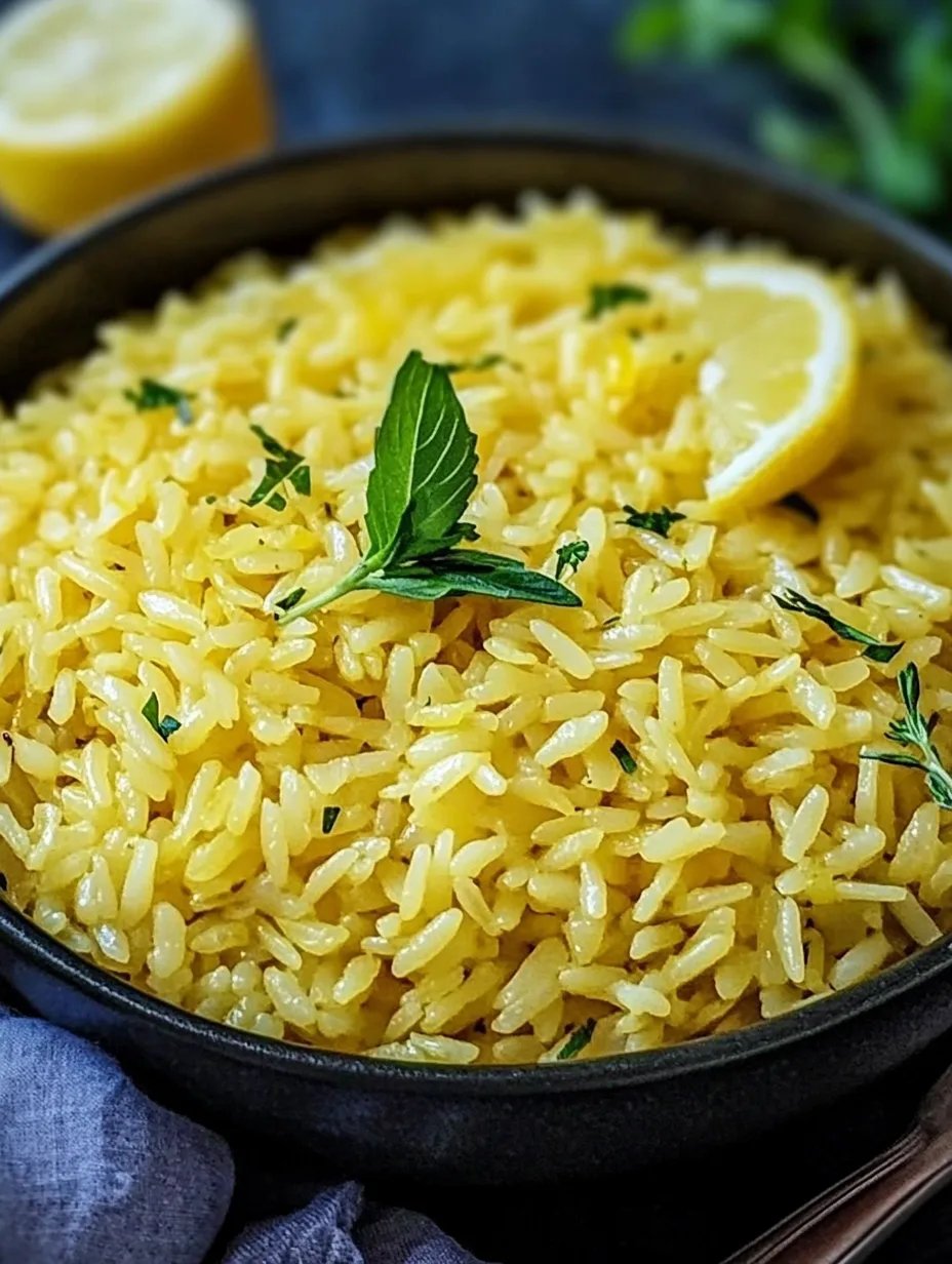 Easy Greek Lemon Rice Recipe