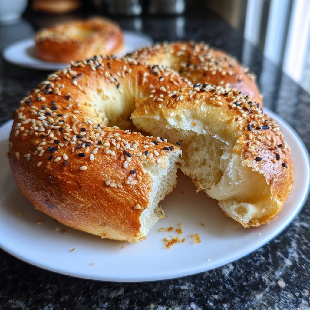 Air Fryer Yogurt Bagels
