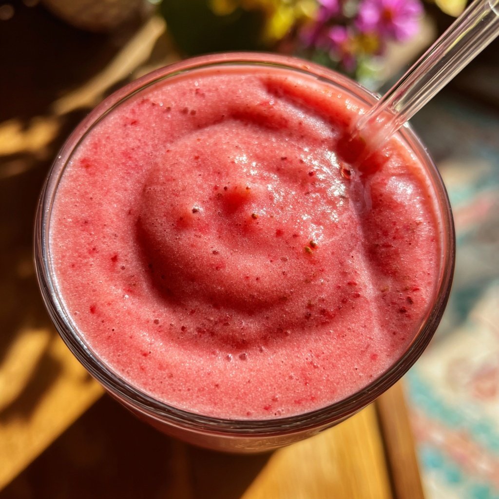 Fresh Strawberry Banana Smoothie