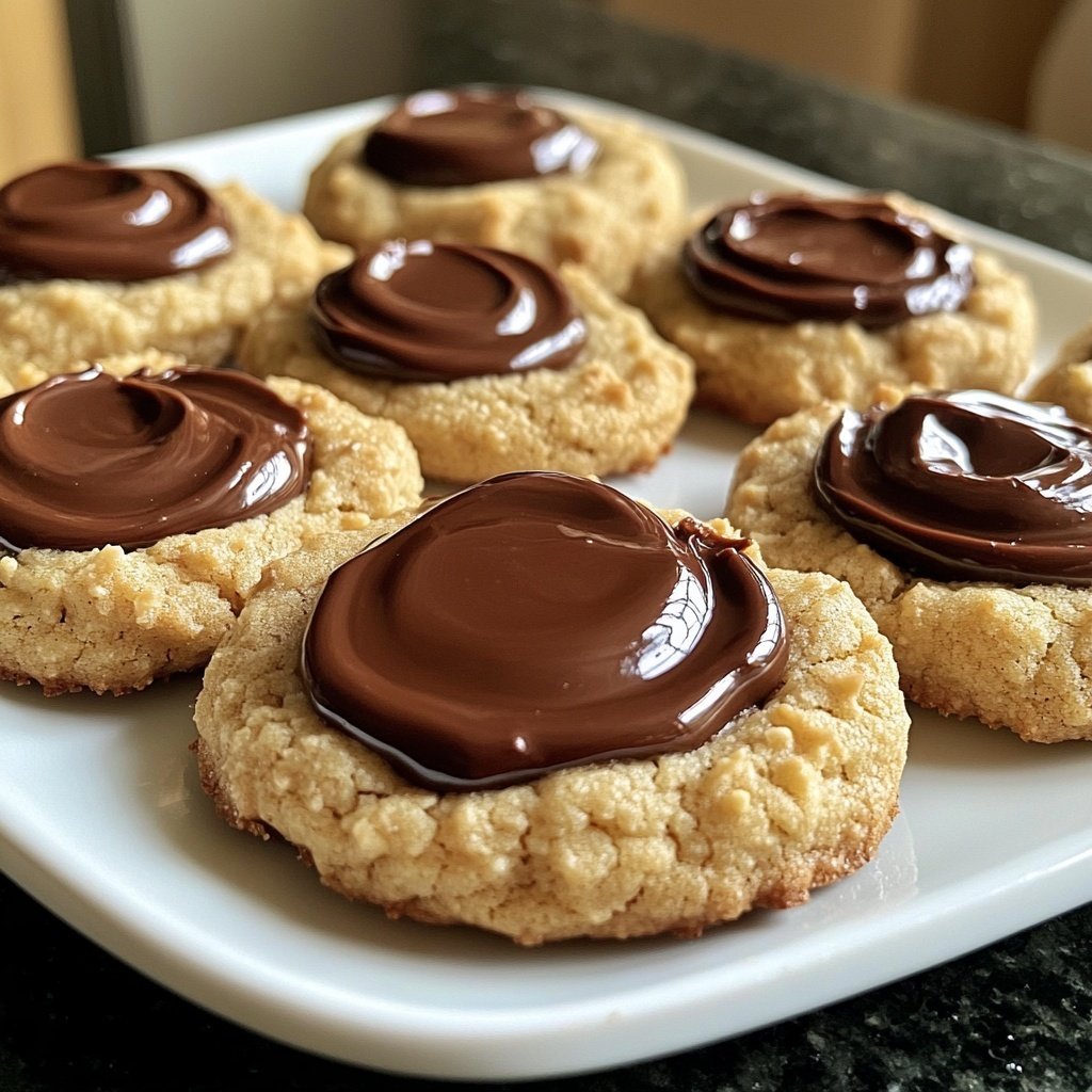 Hazelnut Thumbprint Cookies with Silky Ganache