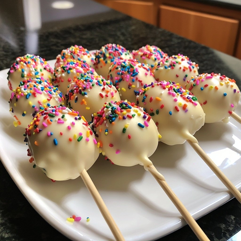 Starbucks Copycat Birthday Cake Pops