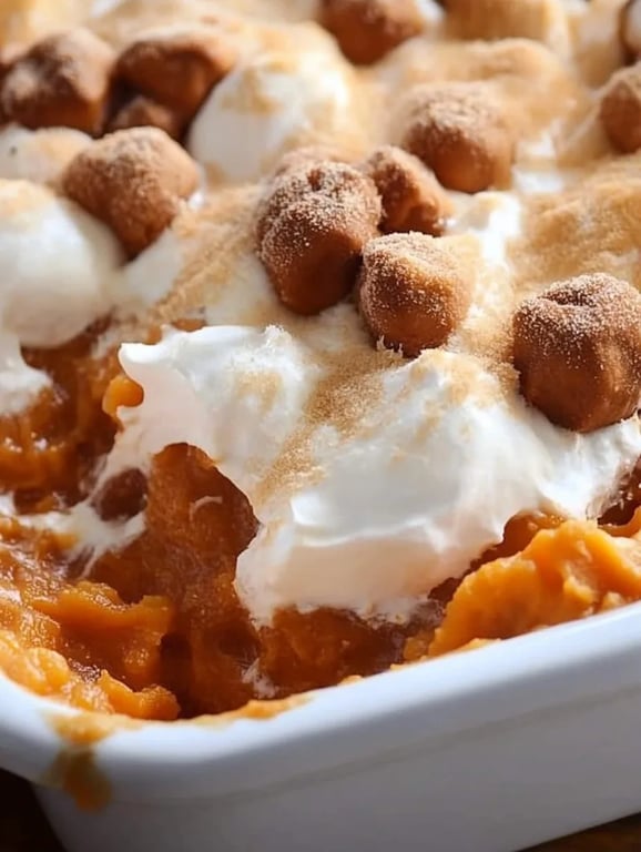 Sweet Potato Casserole with Marshmallows