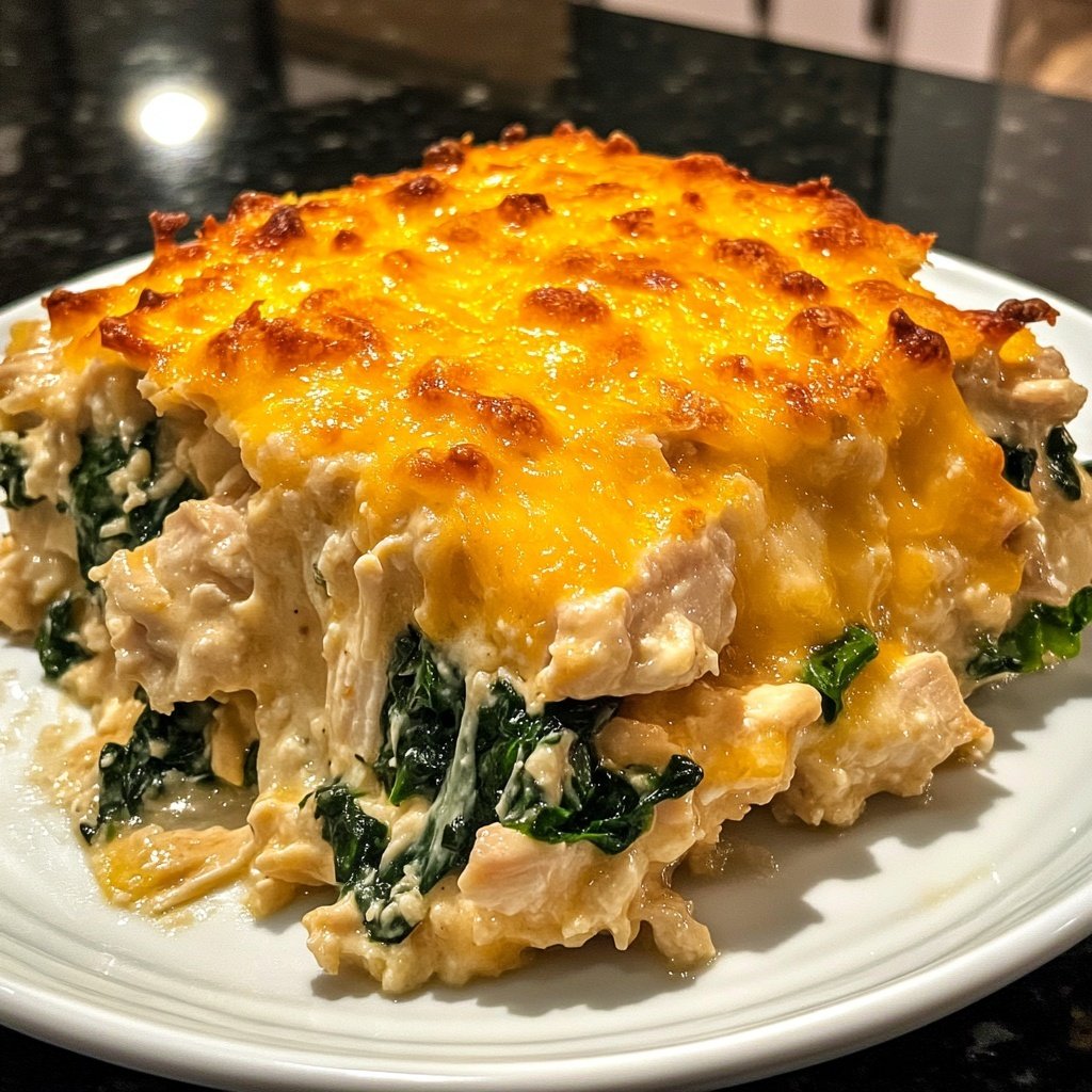Creamy Low Carb Chicken Casserole
