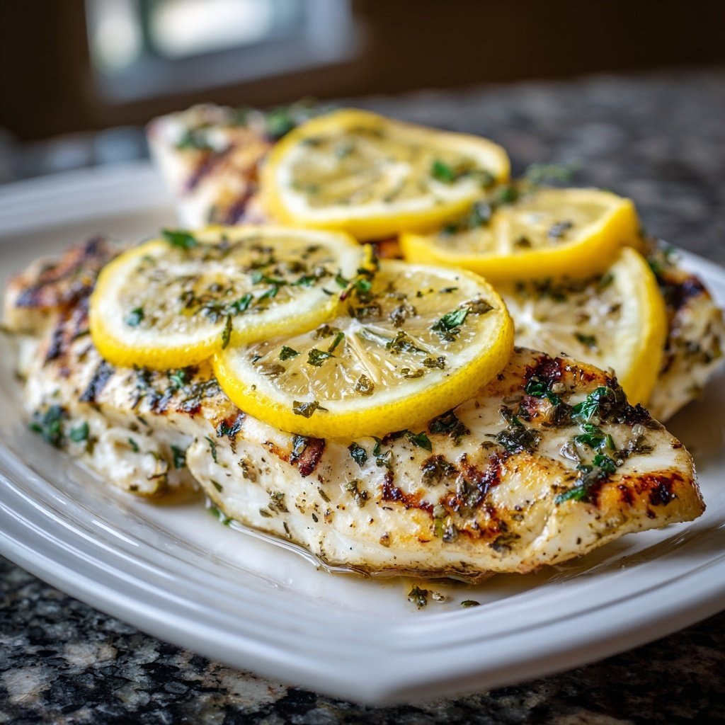 Healthy & Light Lemon Grilled Fish Plate