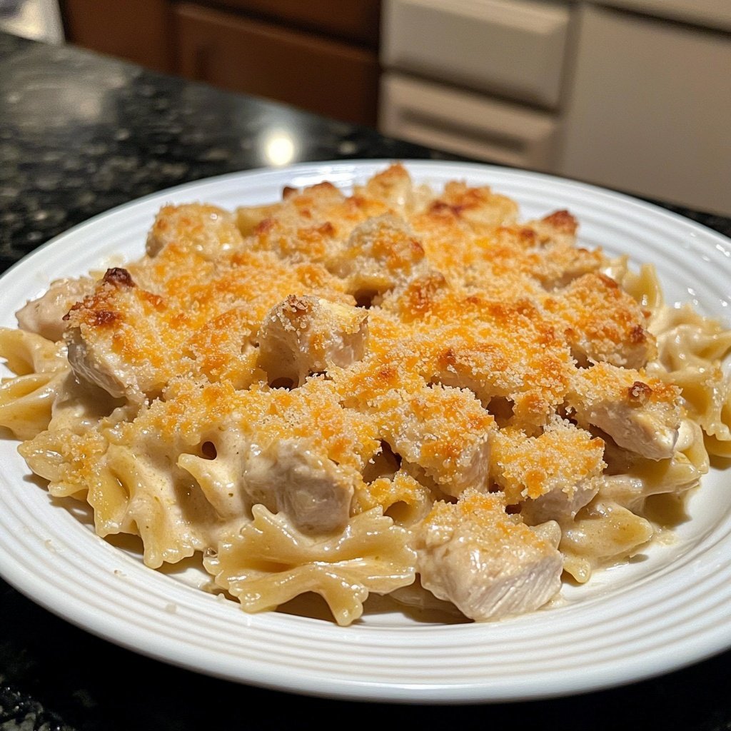 Easy Parmesan Chicken Pasta