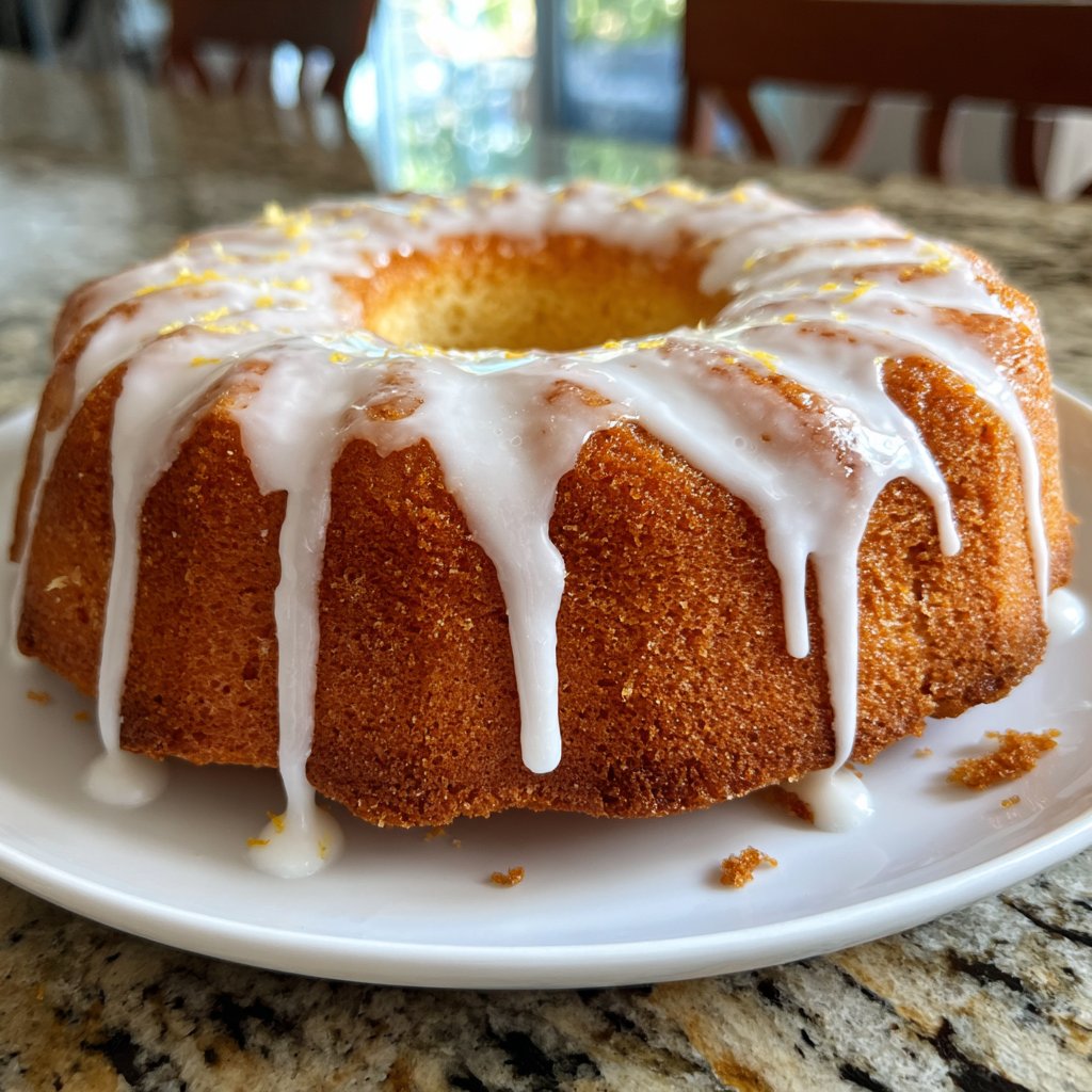Limoncello Cake With Lemon Glaze