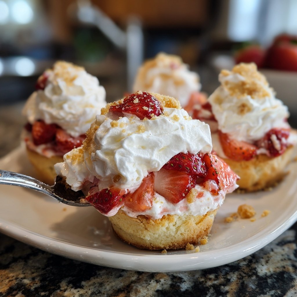Classic Strawberry Shortcake Cups