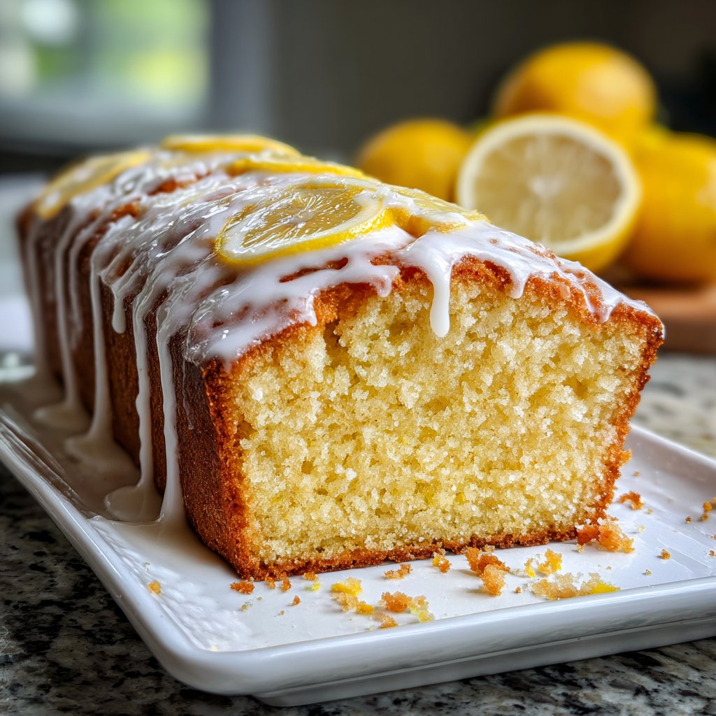 Limoncello Lemon Loaf Cake