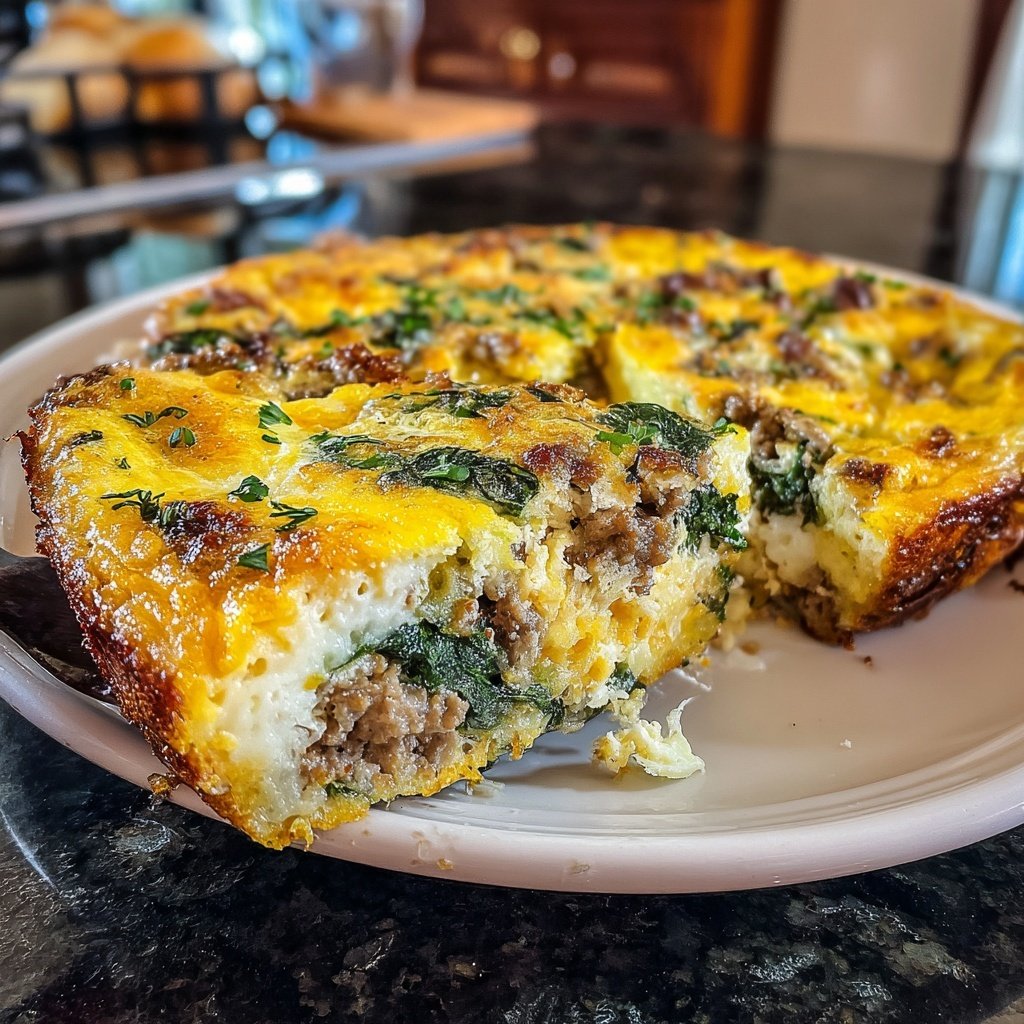 Keto Sausage And Egg Breakfast Bake